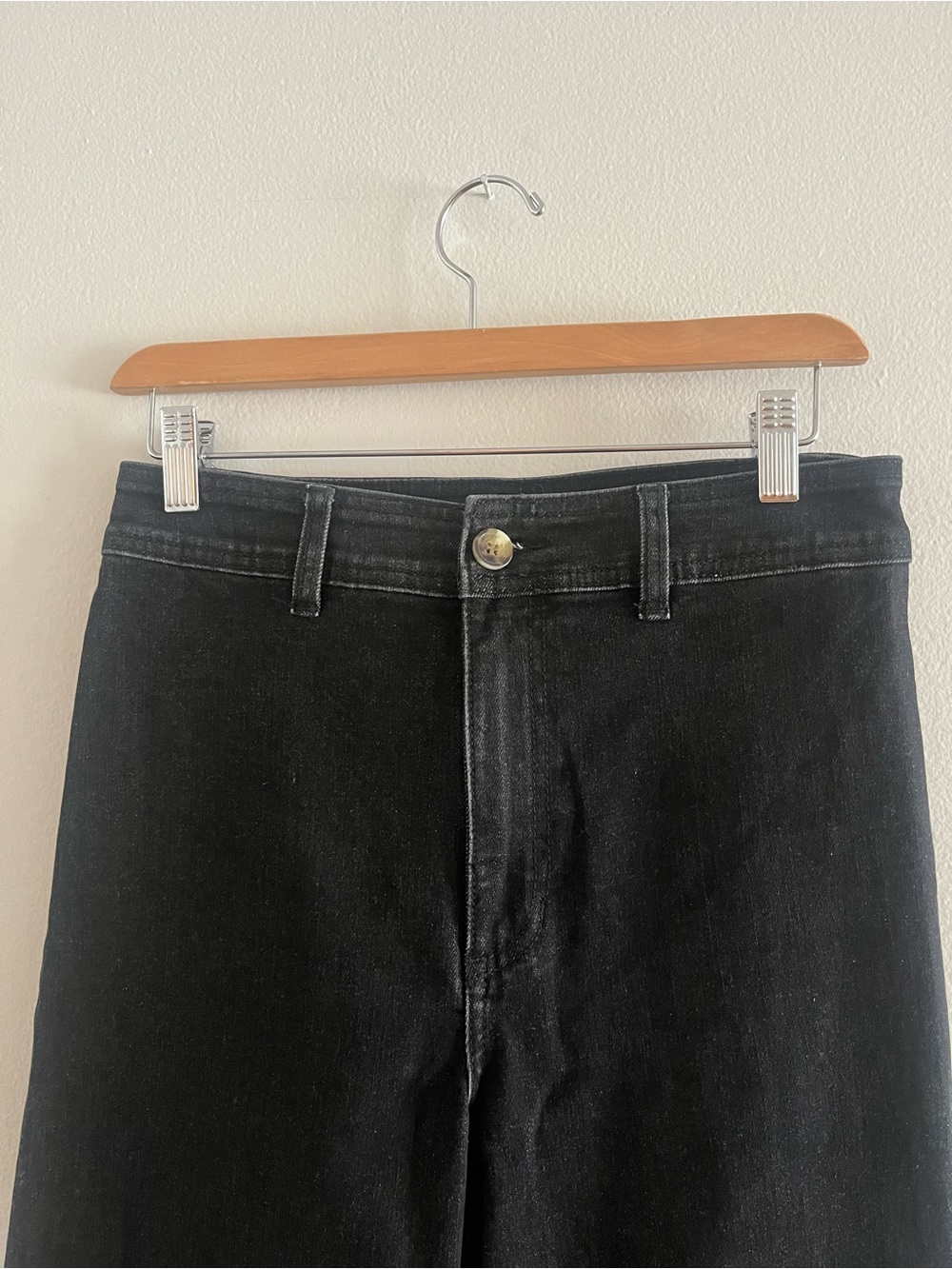 Billabong Free Fall Black High-Waist Wide-Leg Jeans - Picture 6 of 11
